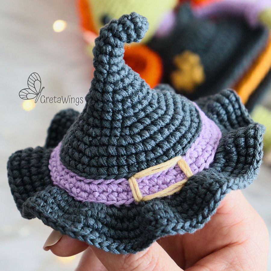 Witch Alana Amigurumi Pattern - Crochet Your Own Spooky Cute Witch! (Digital Download) product image (5)
