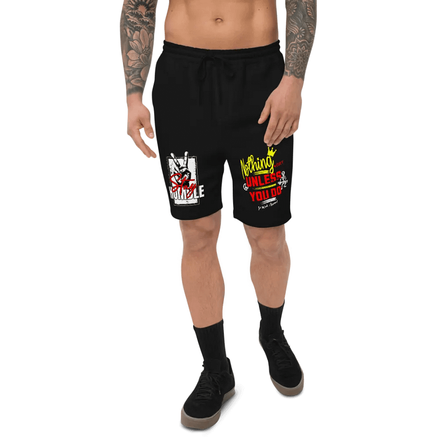Stay Humble Fleece Shorts product image (3)
