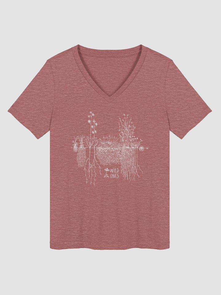 Deep Roots (Women's Relaxed V-Neck T-Shirt) product image (4)