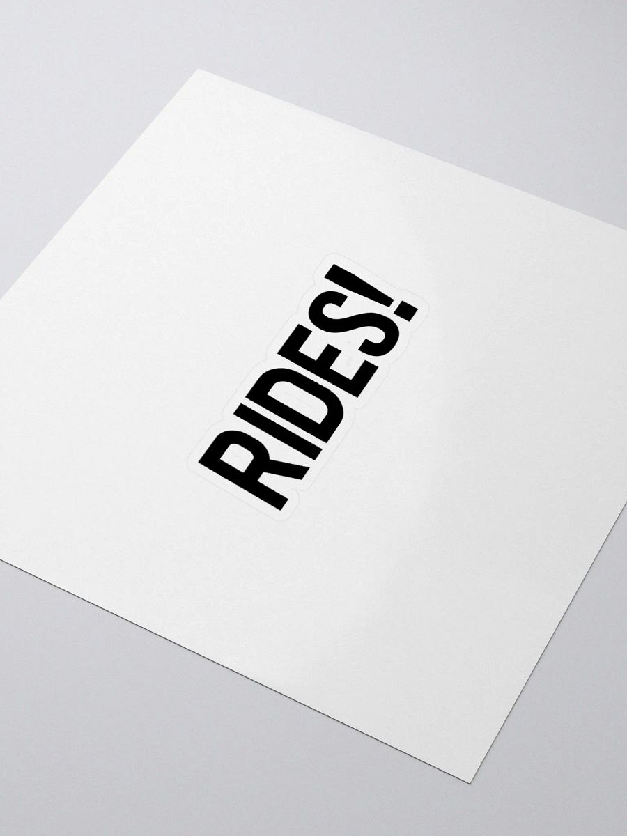 RIDES! Sticker product image (3)