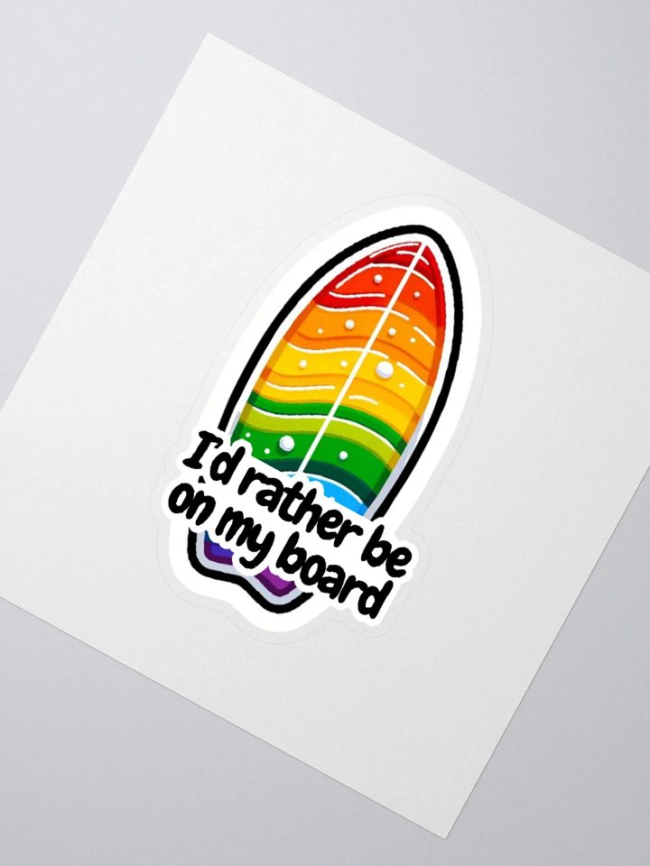 I'd Rather Be Sticker-Surf Sticker-Needing Sunshine Sticker product image (6)