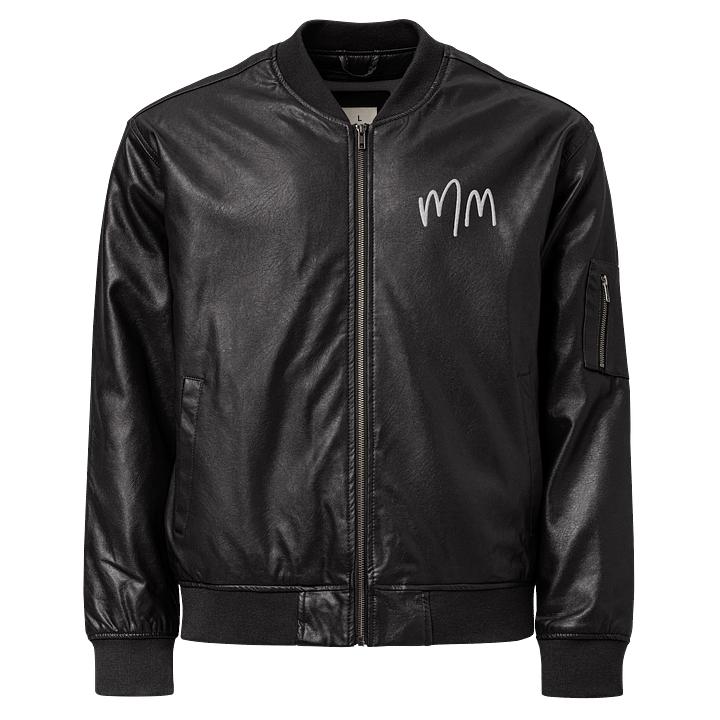 LEATHER BOMBER JACKET product image (1)
