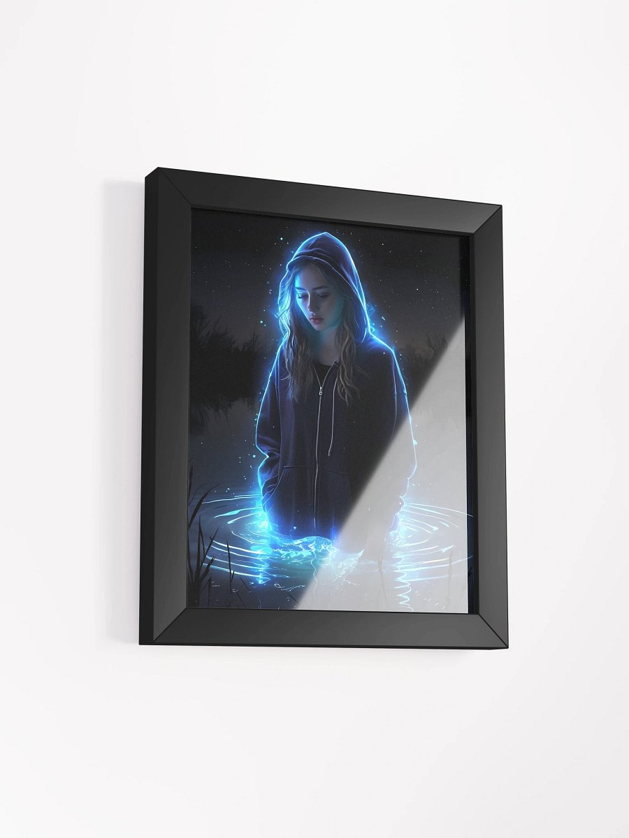 Ethereal Glow Hoodie Framed Poster product image (3)