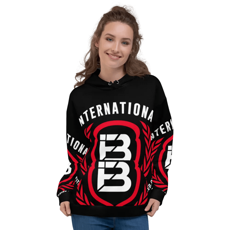 IFBNewsfeed.Org's All-Over Print Recycled Unisex Hoodie product image (3)