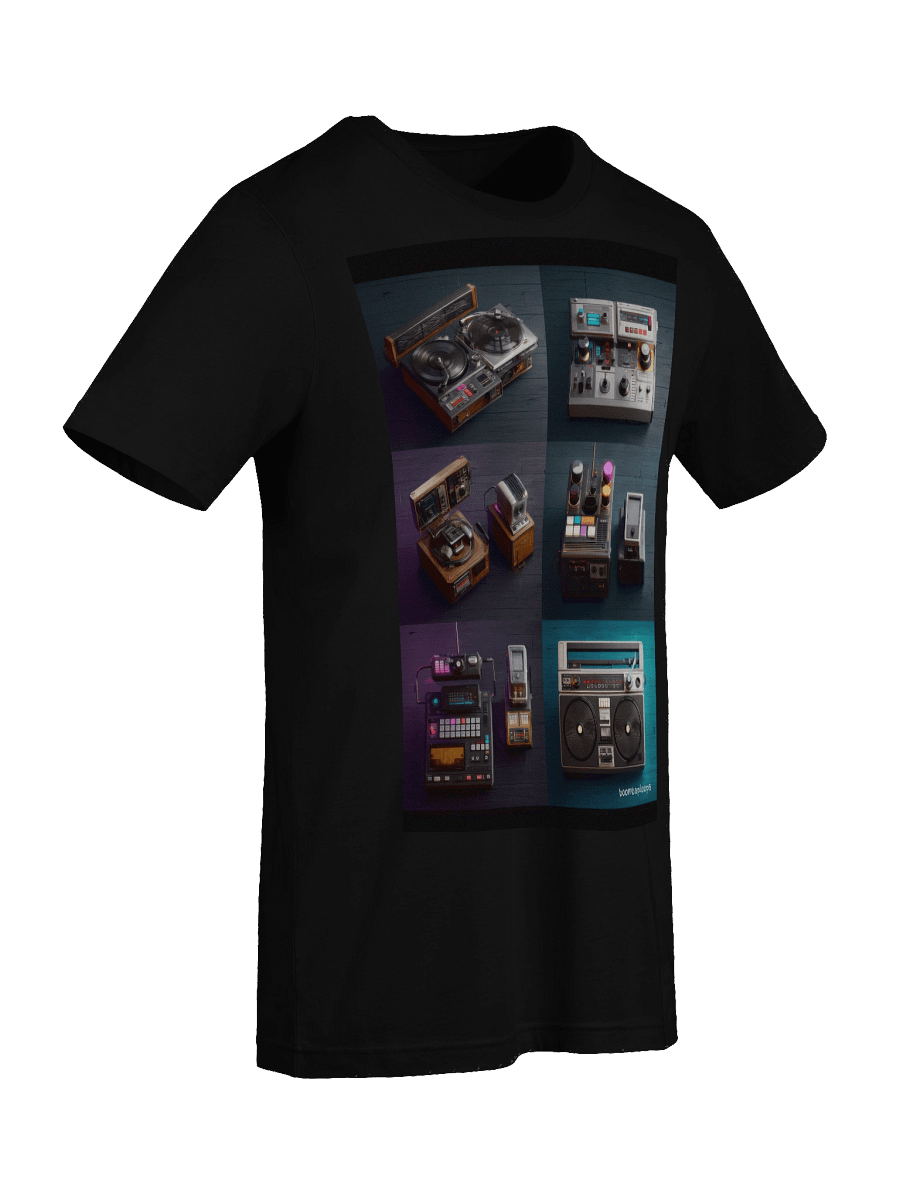 Vintage Audio Equipment Grid T-Shirt product image (17)