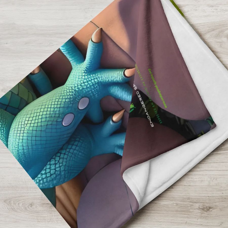 Endangered Species - Mexico - Rock Iguana Throw Blanket product image (6)