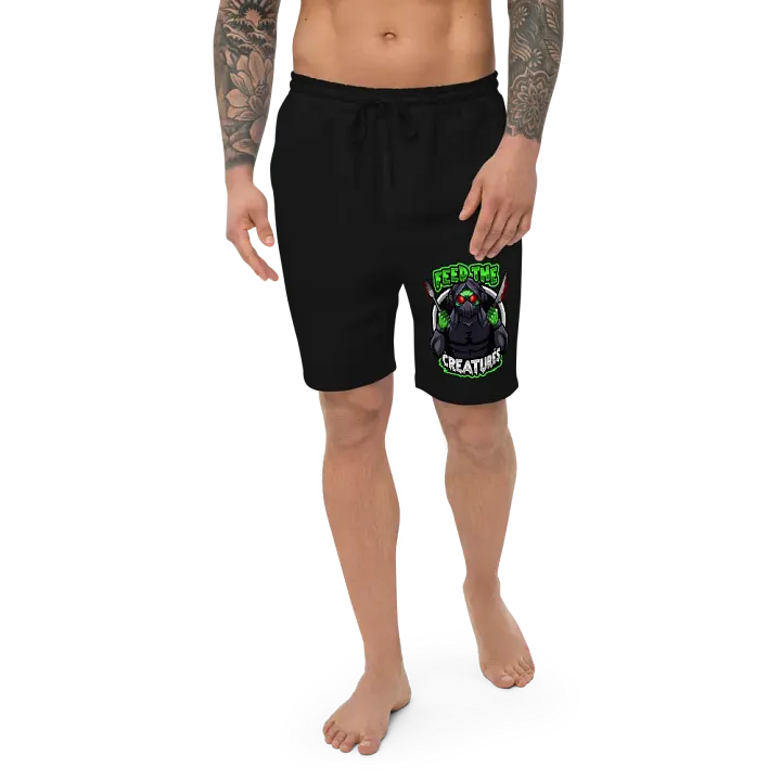 Feed The Creatures Fleece Shorts product image (1)