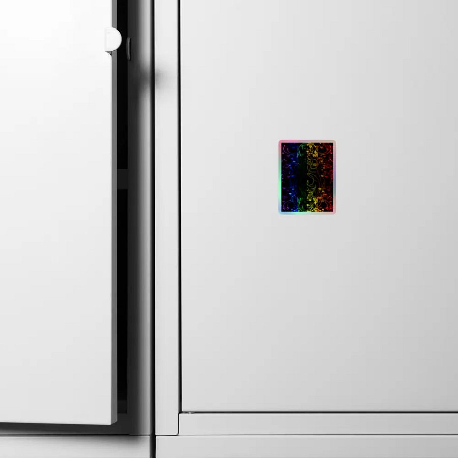 Pride Flag Sticker (Flourish Variation) product image (4)