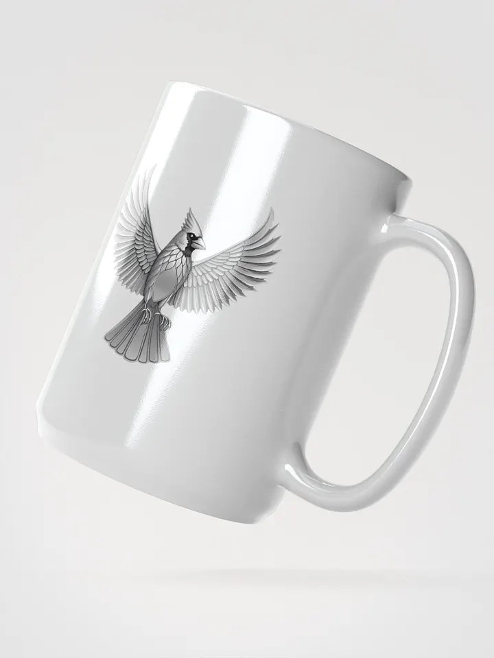 Symmetrical Wings White Glossy Mug product image (2)