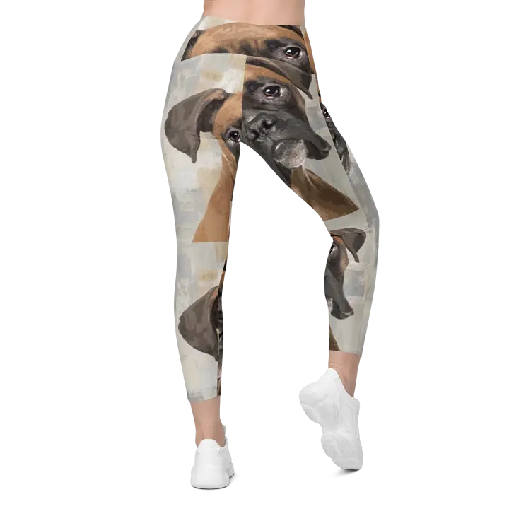 Floppy Eared Boxer All-Over Print Leggings product image (2)