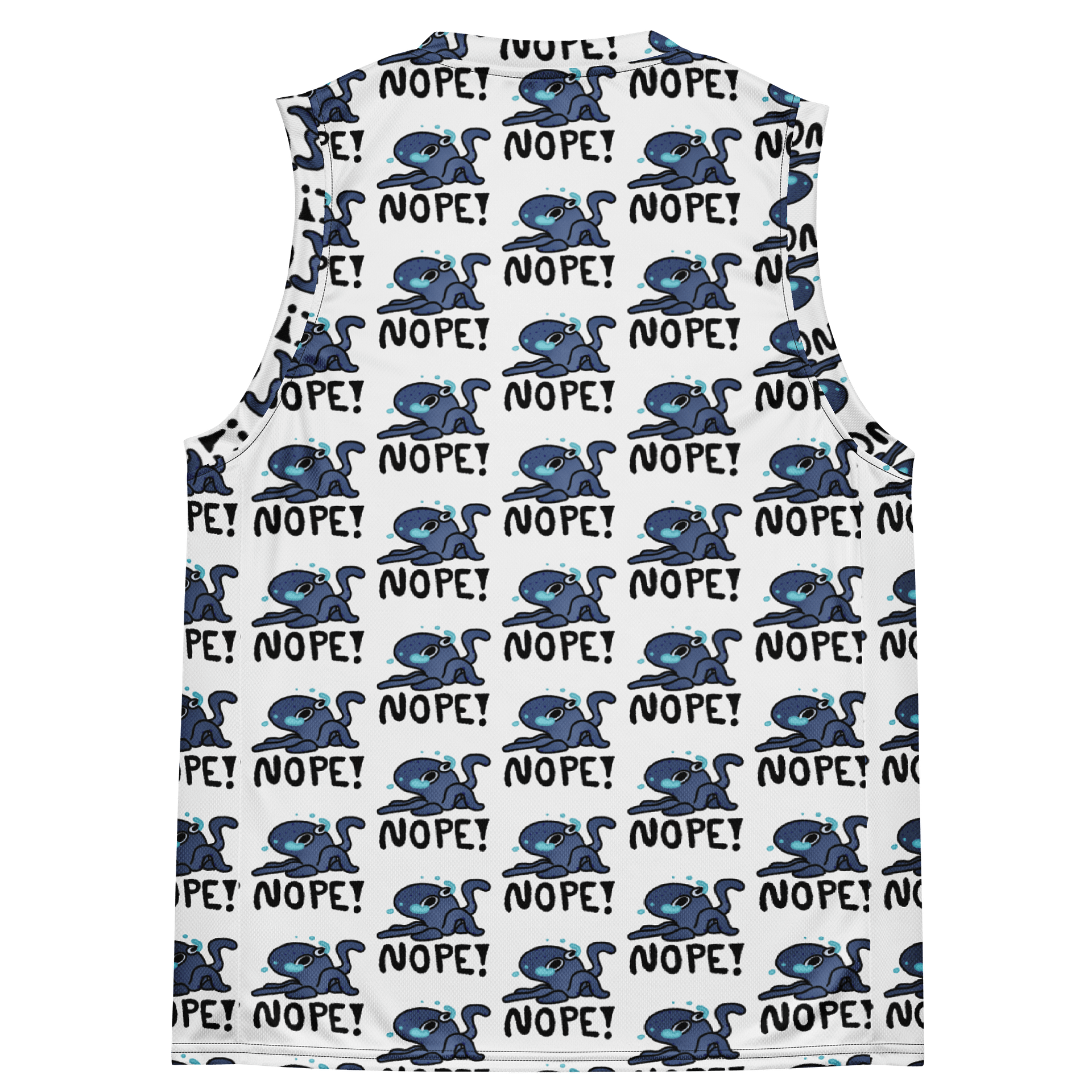 NopeTopus Emote Basketball Jersey product image (4)