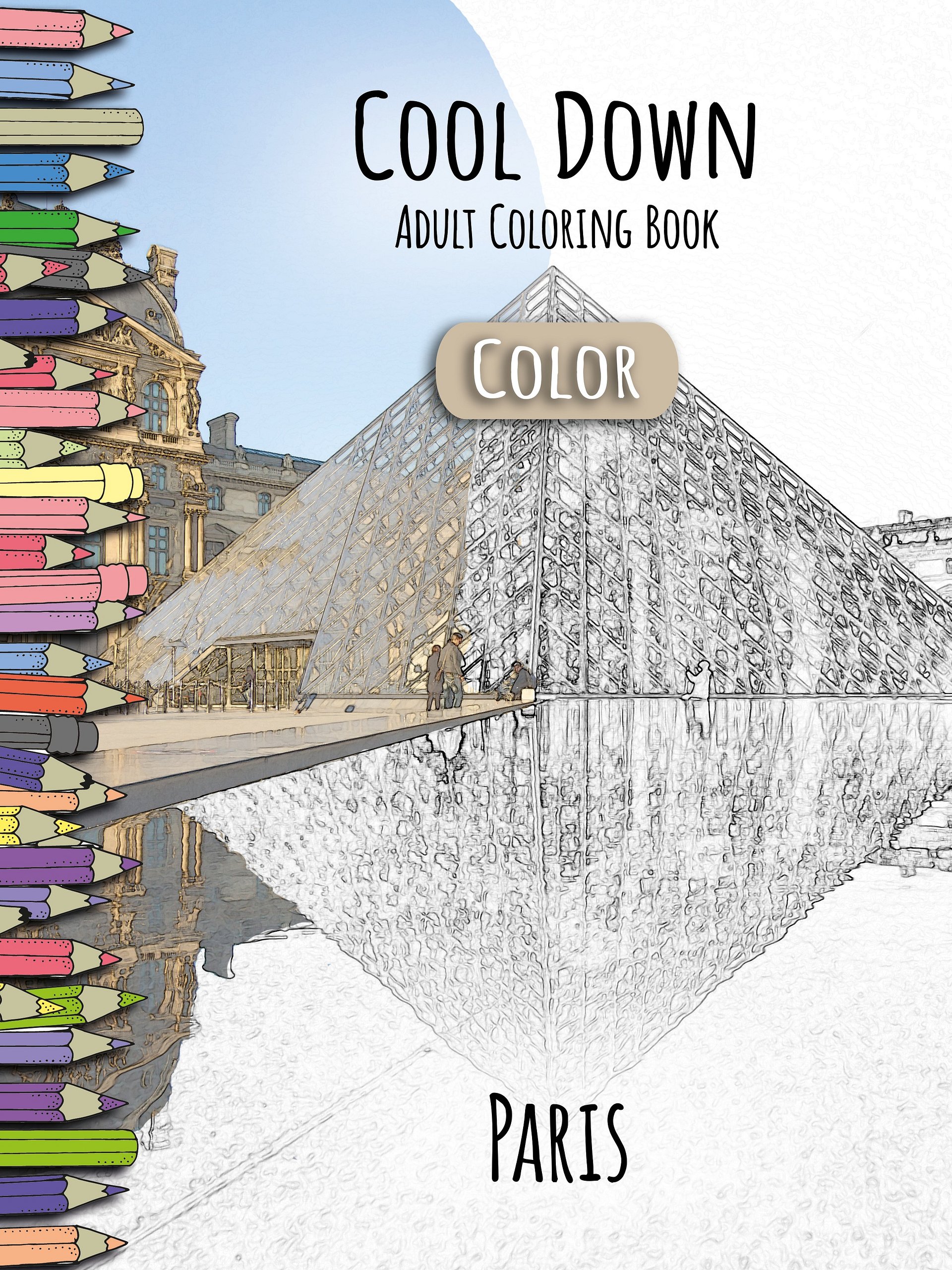 Cool Down [Color] | Adult Coloring Book: Paris product image (1)