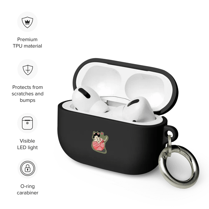 Love Arigato Neko Volleyball Airpod Case product image (1)