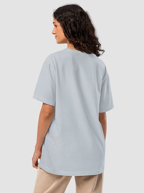 Photo showing Bella+Canvas Unisex Oversized Garment-Dyed T-Shirt