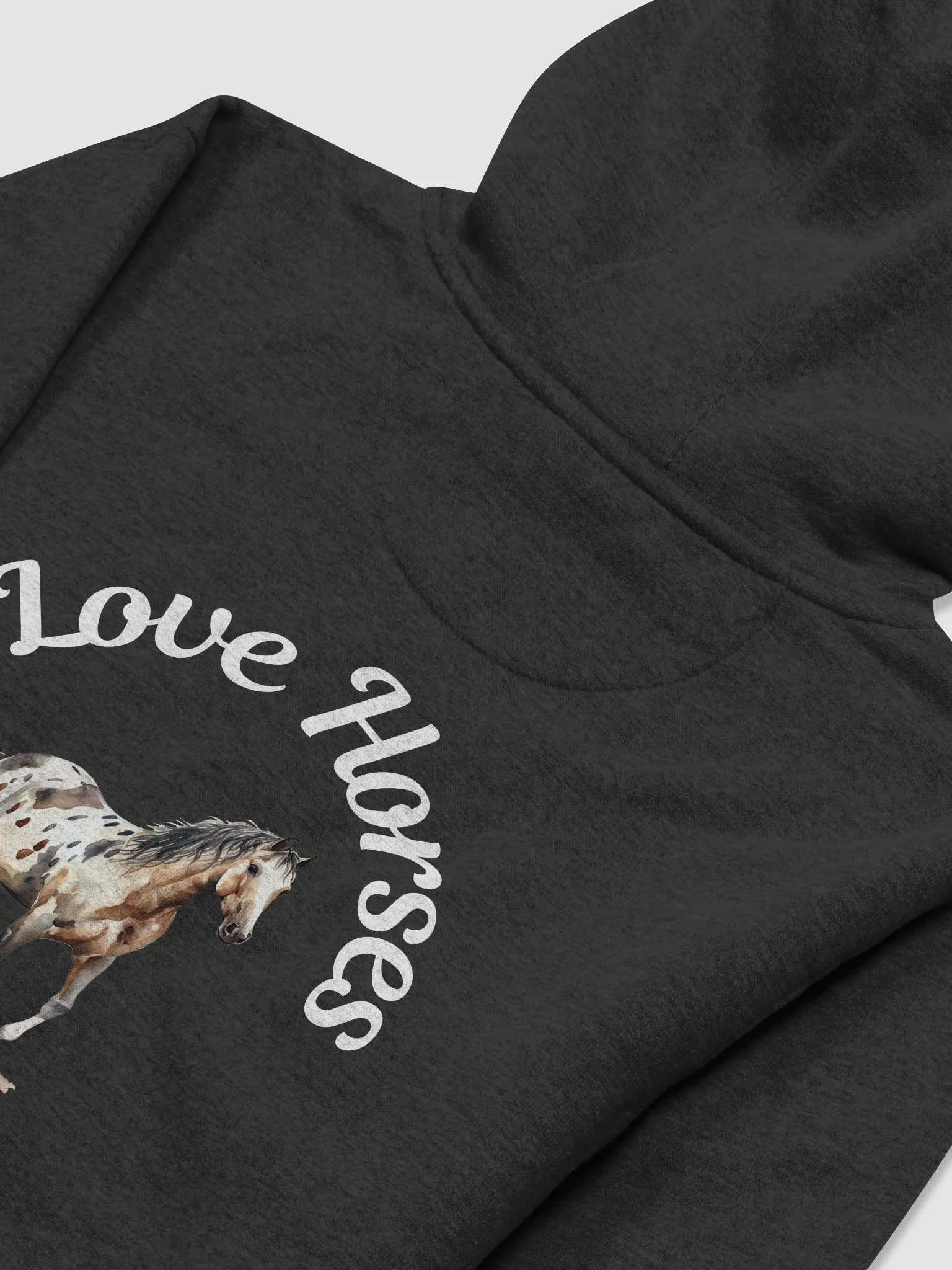 I Love Horses (0001) Premium Hoodie product image (3)