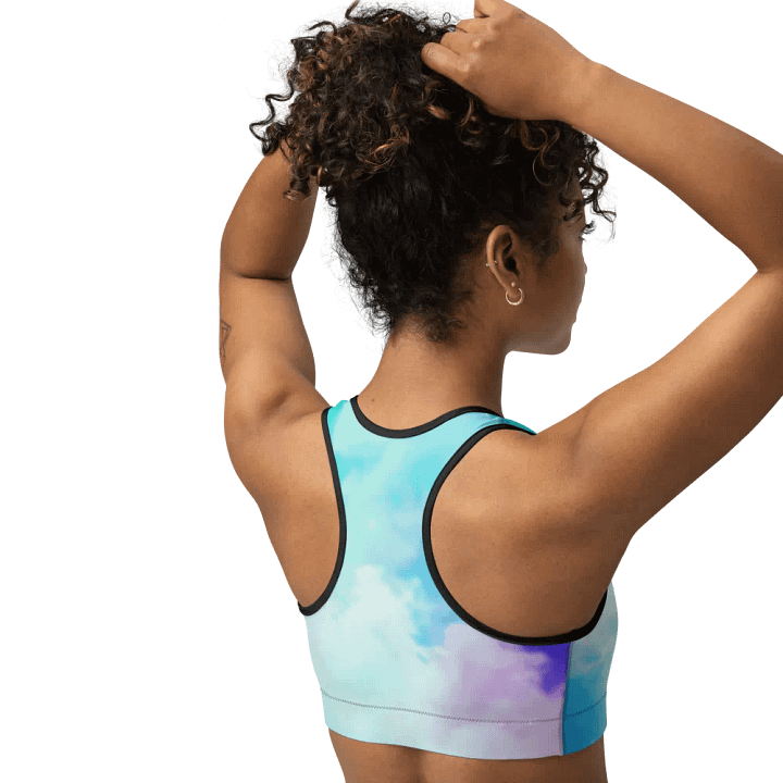 Blur cloud rainbow Design Sports Bra - V2 product image (2)