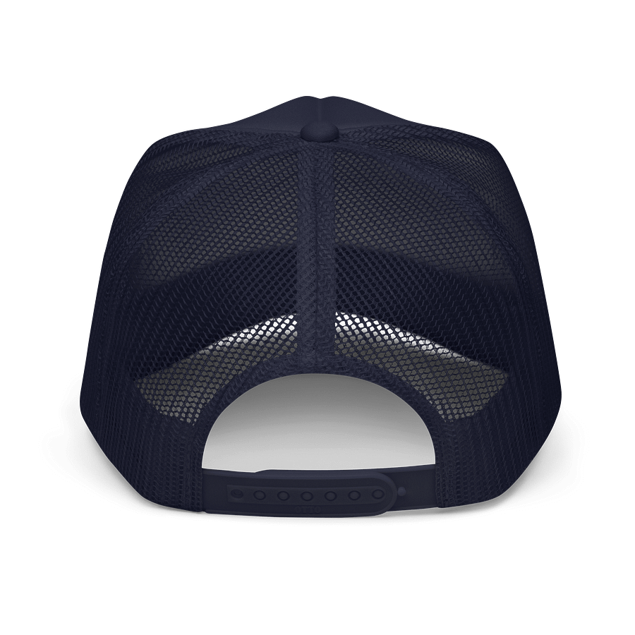 Lucky Pineapple Films Logo Embroidered Navy Blue Trucker Hat product image (2)