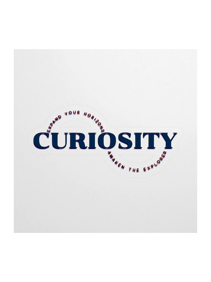 Curiosity Circle Kiss Cut Stickers product image (1)