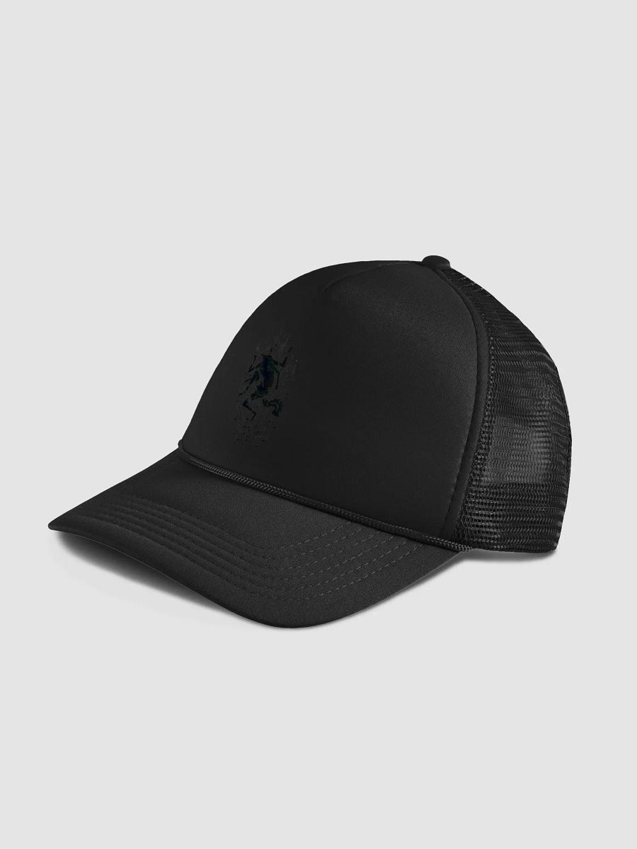 Close-up hat with drawing of a person on a horse product image (4)