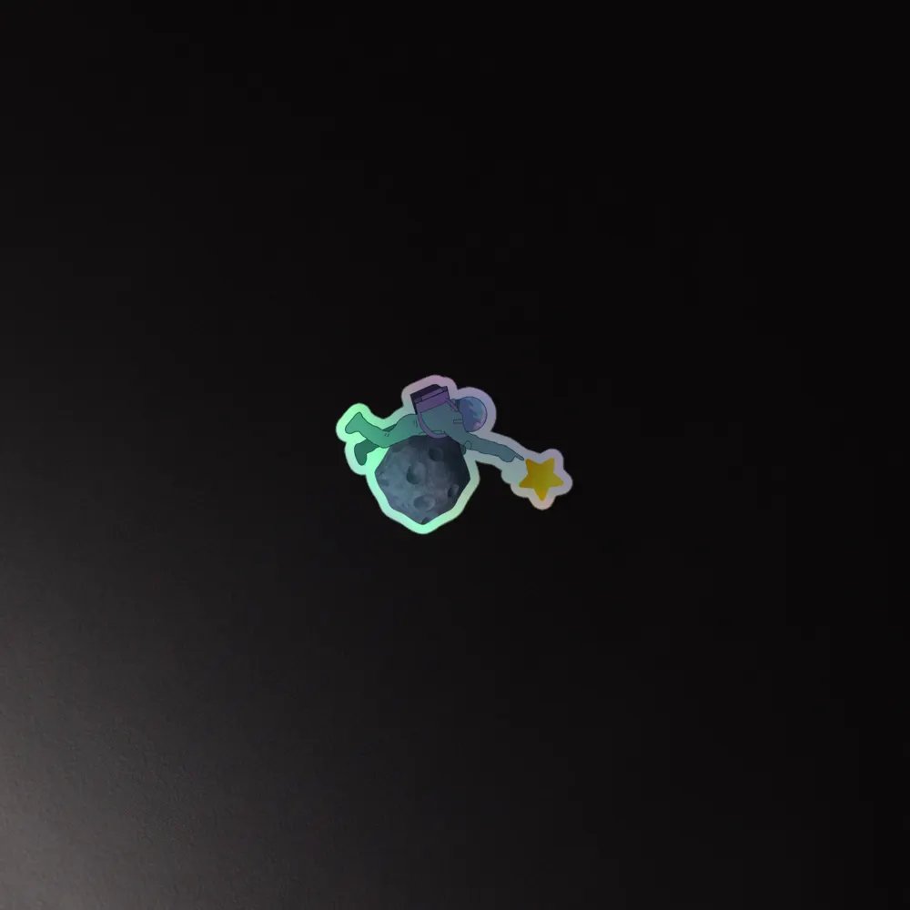 Reach For The Stars holographic sticker product image (2)