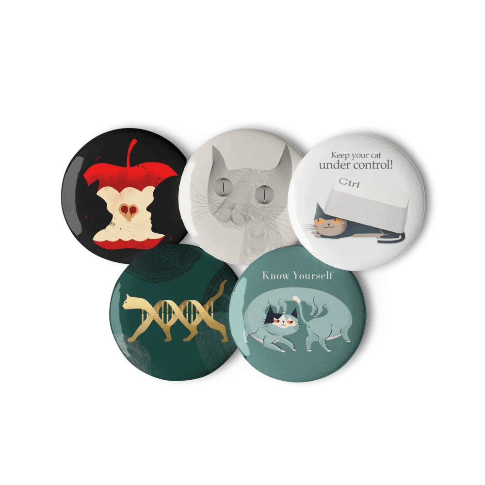 Pin Buttons Collection 4 (5 pcs) product image (1)