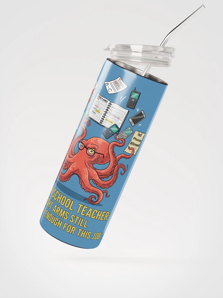 Eight-Armed Teacher Stainless Steel Tumbler product image (2)