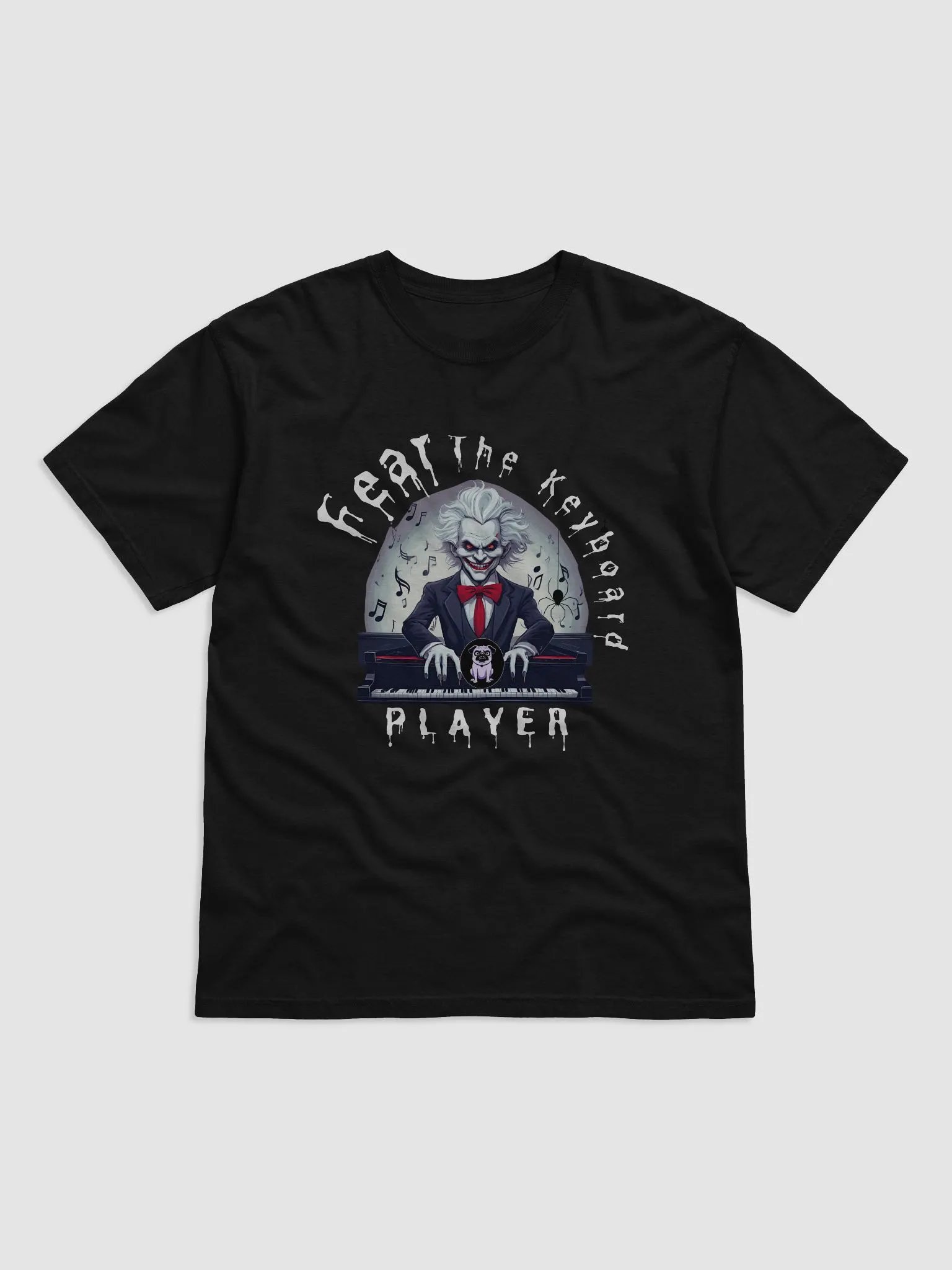 Fear The Keyboard Player – Spooky Maestro Tee product image (2)