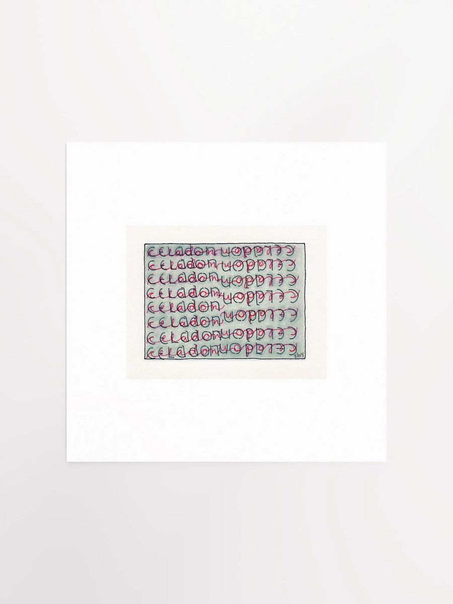 Celedon Panel Card Print product image (2)