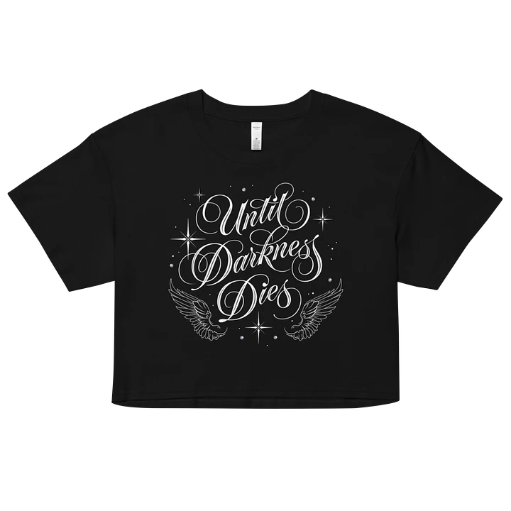 Until Darkness Dies (wings design) Women's Premium Crop Top product image (2)