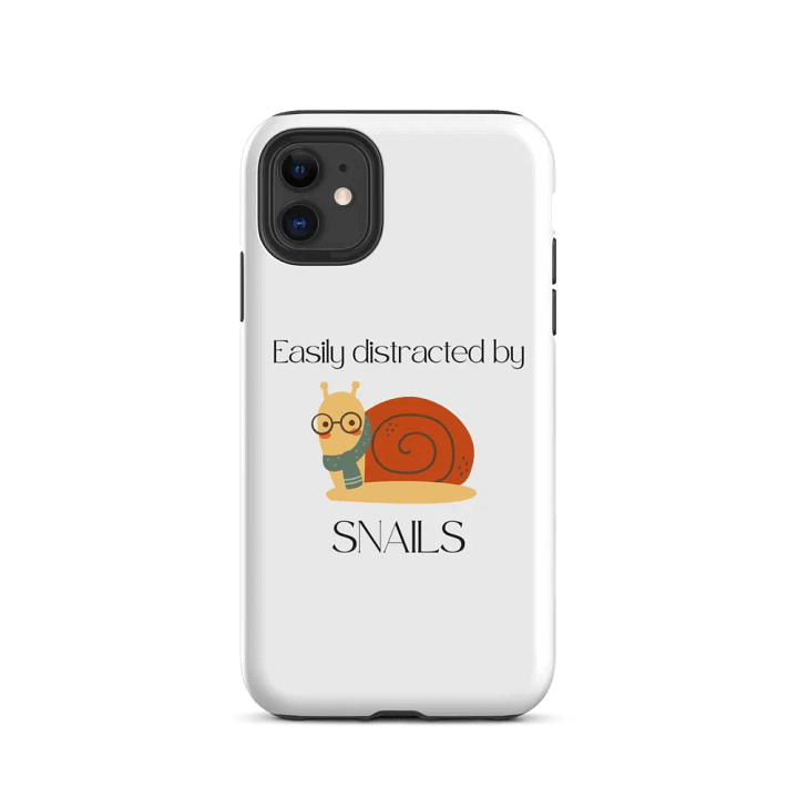 Easily Distracted By SNAILS Tough Case for iPhone® product image (24)