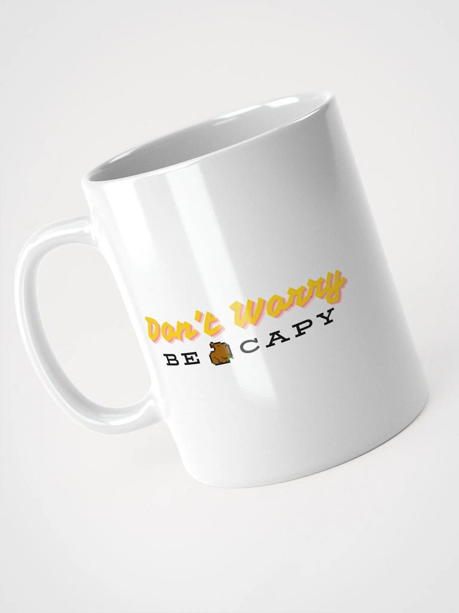 Don't Worry Be Capy Mug product image (9)