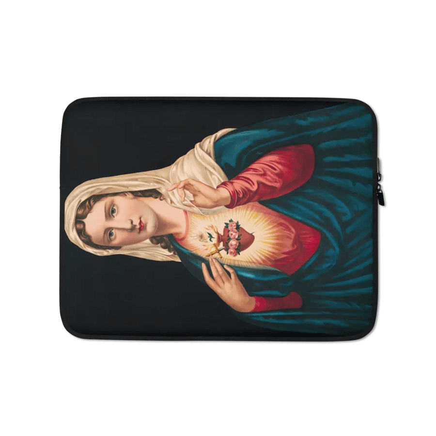 Heart of Mary Laptop Sleeve product image (1)