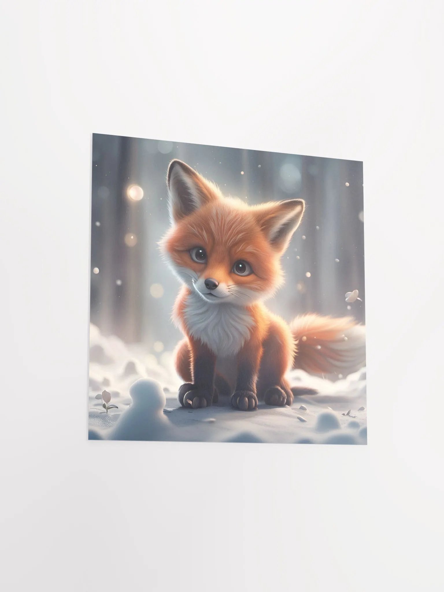 Fox Snow Poster product image (3)