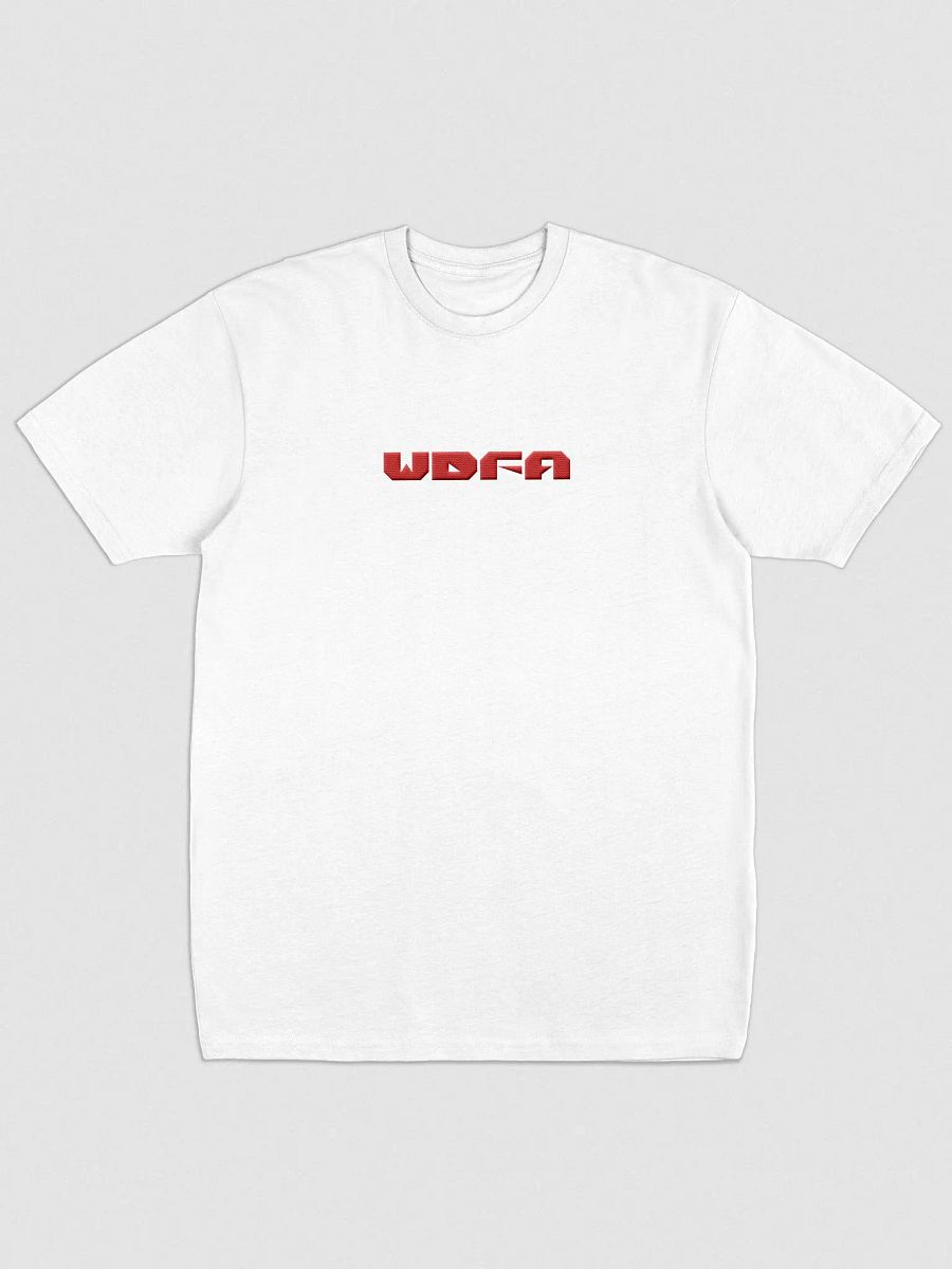 WDFA Logo T Shirt (Red Embroidered) product image (4)