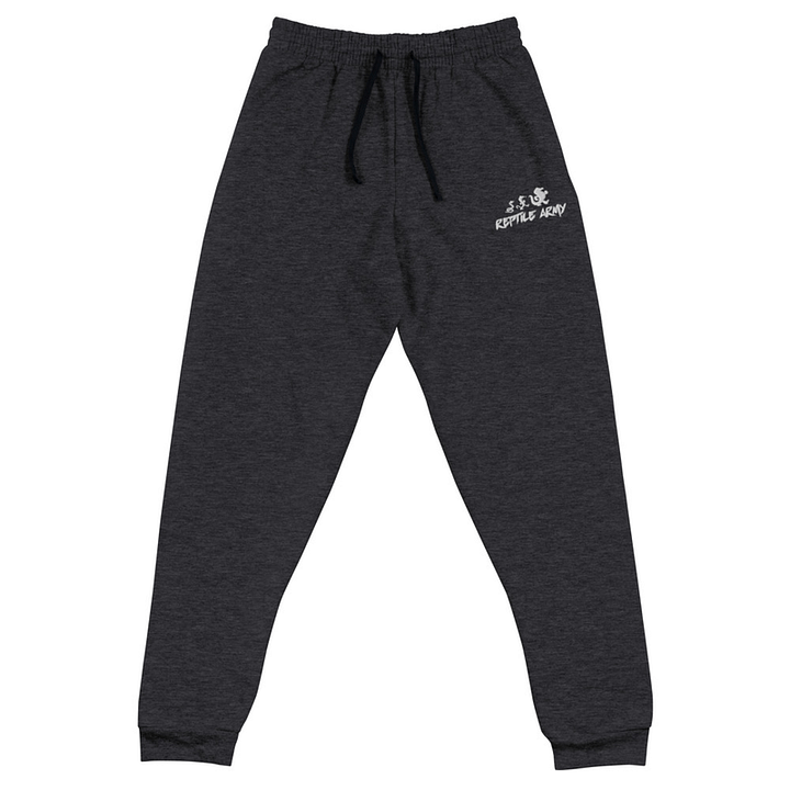 Reptile Army Embroidered Black Joggers product image (1)