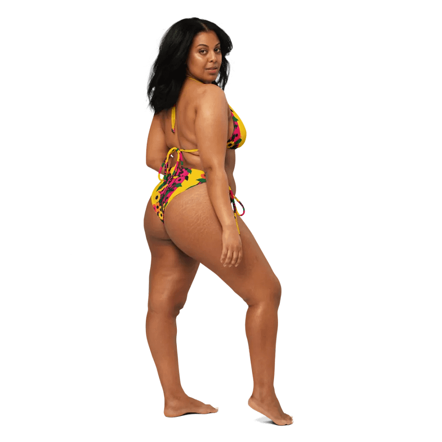 Floral Bliss String Bikini product image (3)