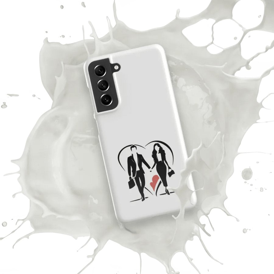 Modern Love Logo Snap Case for Samsung (White) product image (10)