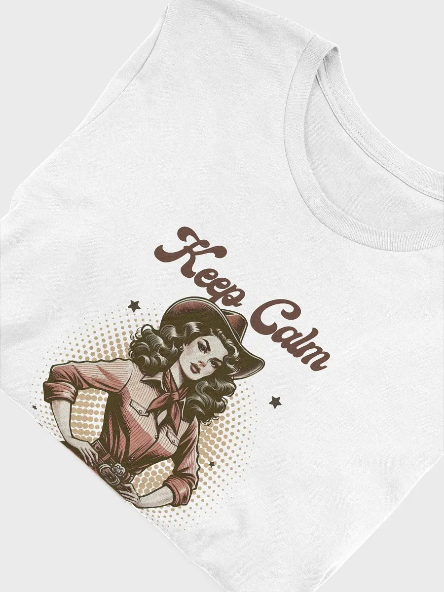 Keep Calm And Cowgirl On Tee product image (4)