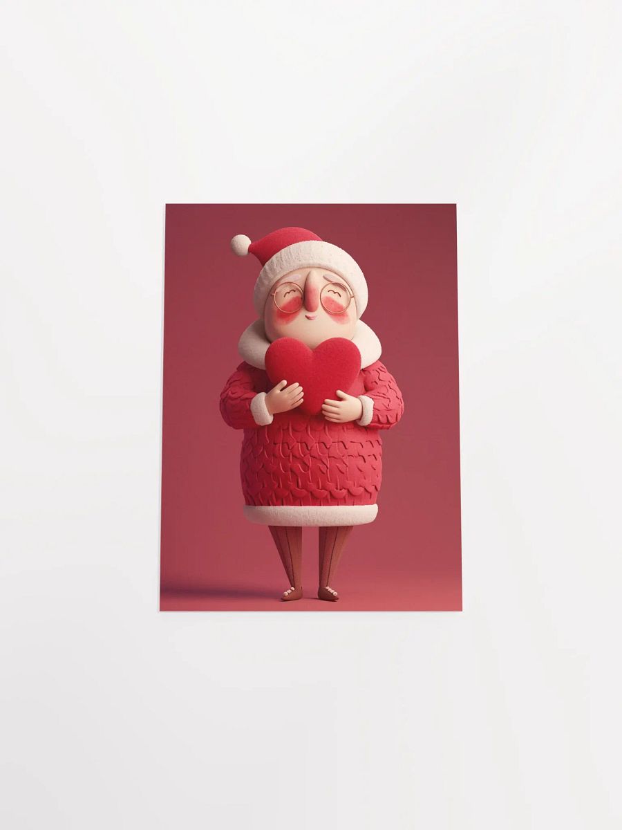 Santa's Heartfelt Embrace Poster product image (8)