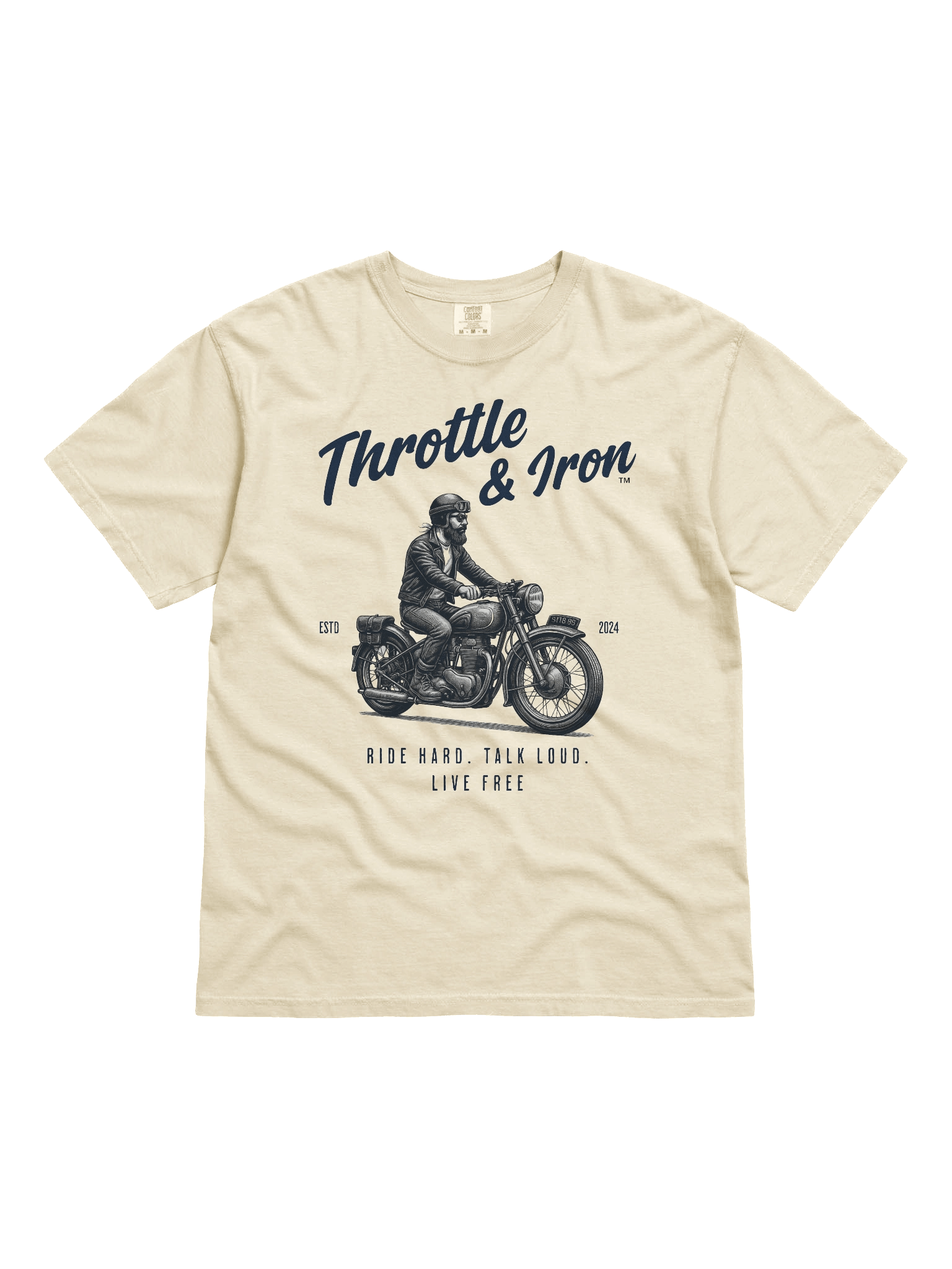 Throttle & Iron “Classic Cruiser” Tee — Men’s Retro Rider Edition product image (71)