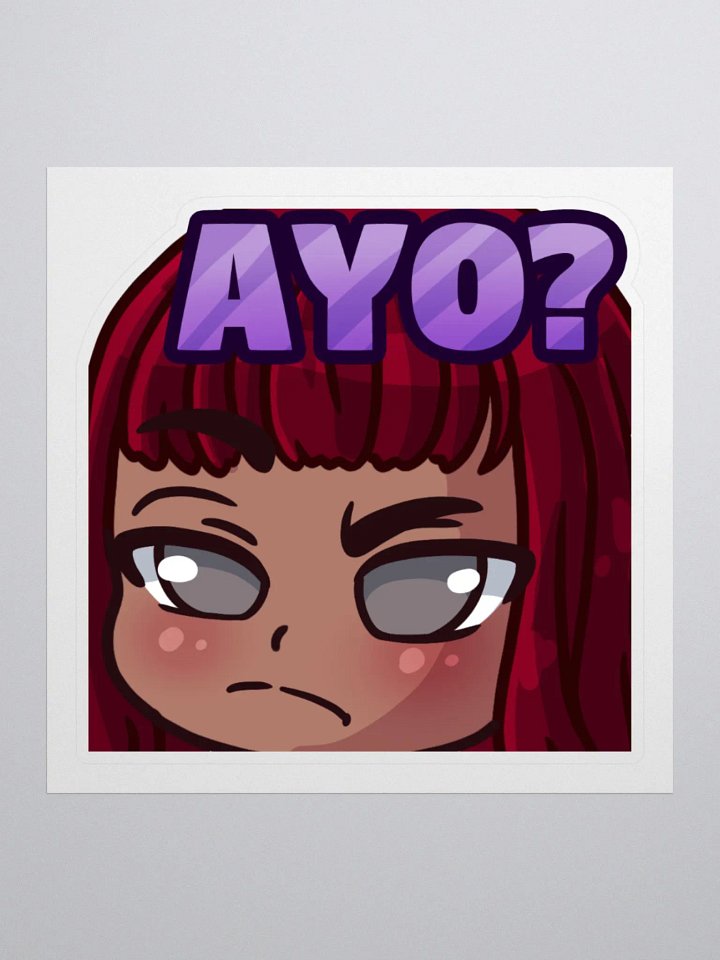 TweedleLiras Ayo Kisscut Sticker product image (1)
