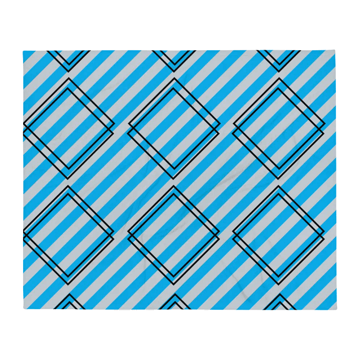 Double Diamond And Stripes Patterned Blanket product image (2)