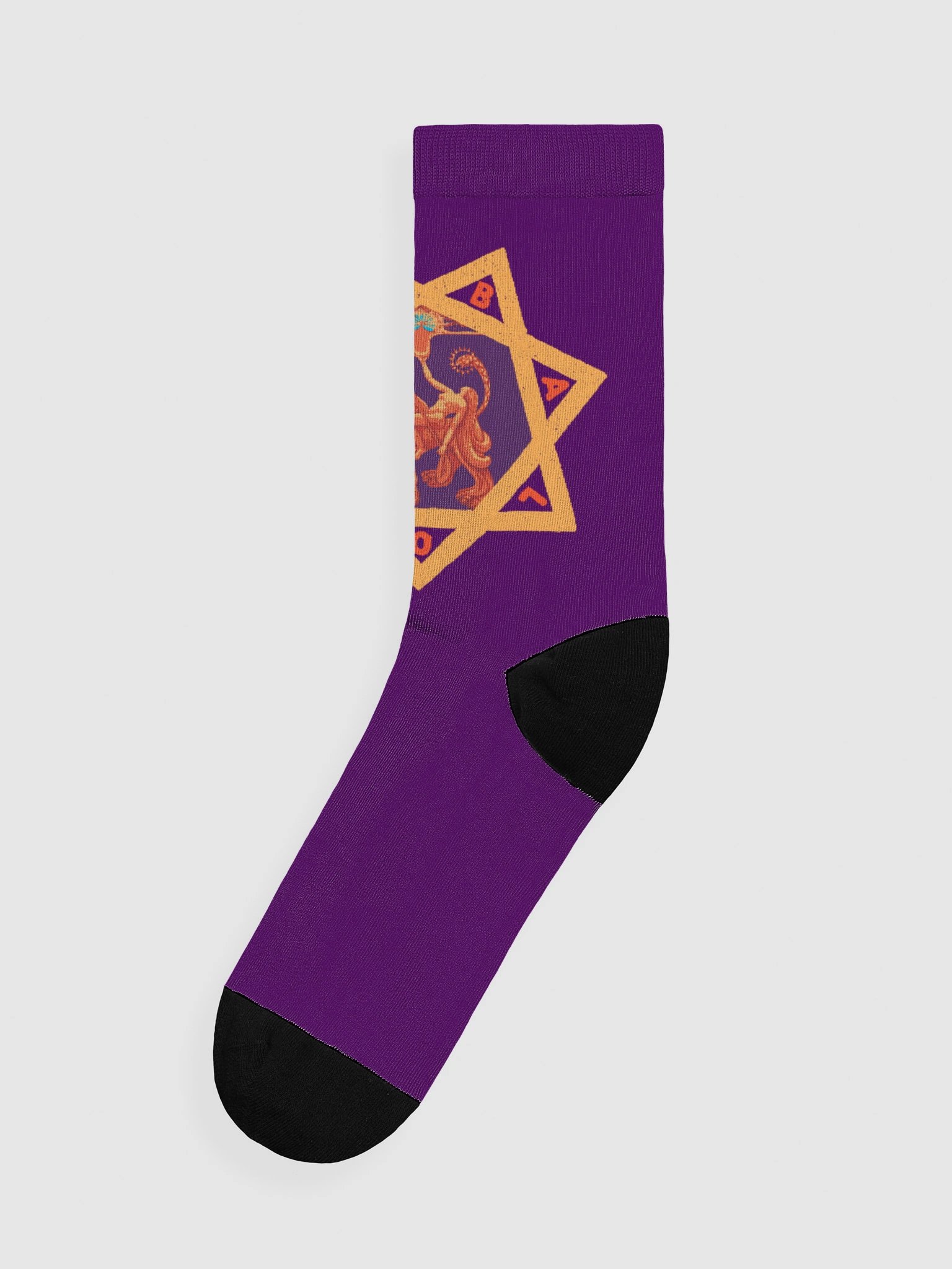 Scarlet and Purple Crew Socks product image (1)