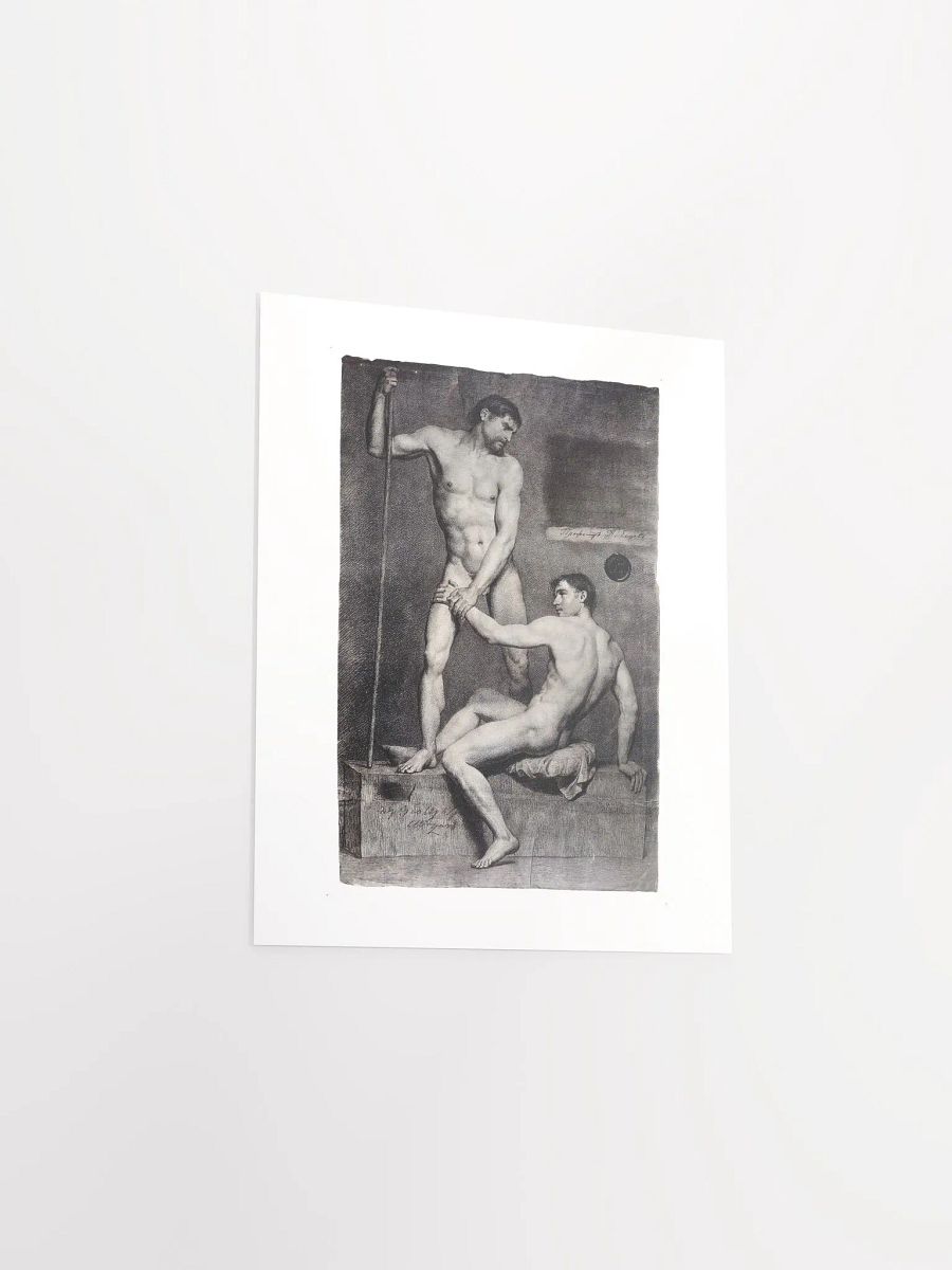 Male Nudes by Alexander Andreyevich Ivanov - Print product image (3)