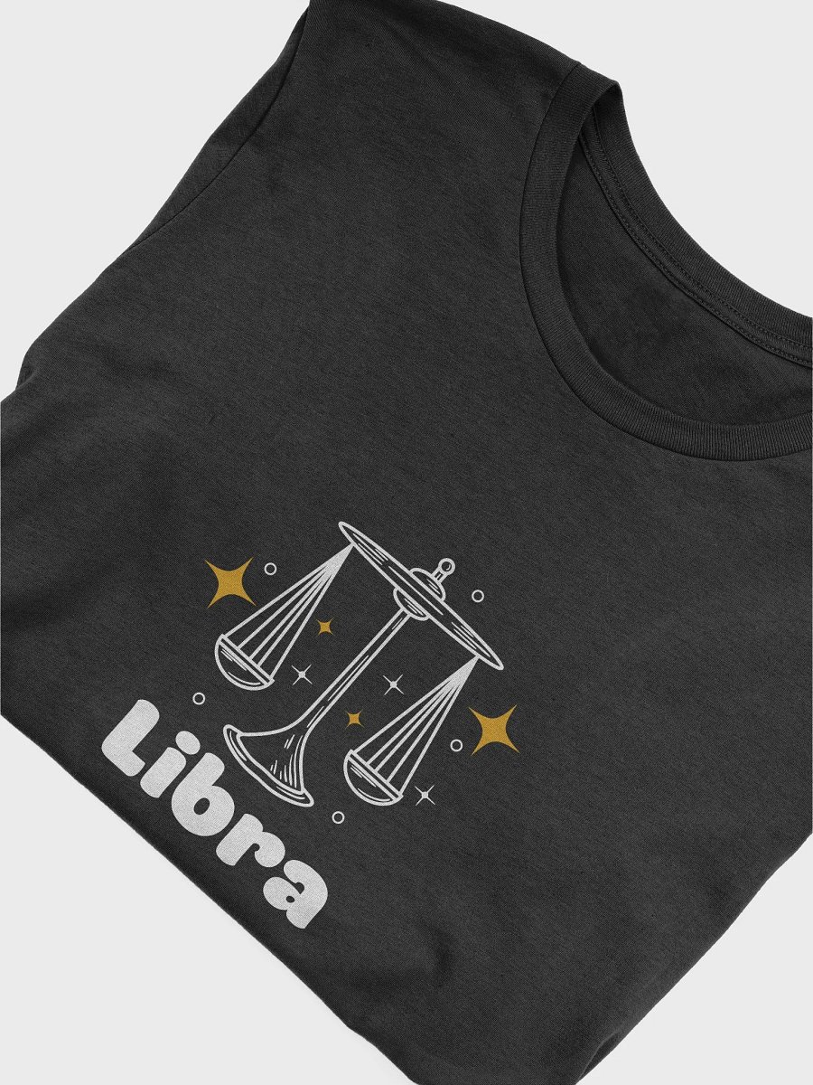 Libra Scales T-shirt - White Writing product image (3)