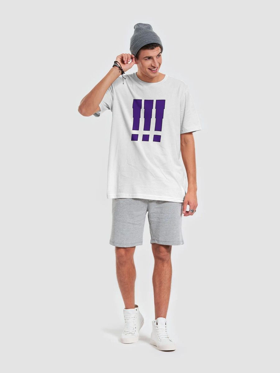 !!! | White/Purple T-Shirt product image (6)
