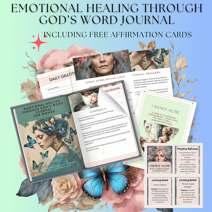 Emotional Healing Through God’s Word Journal For Women product image (2)