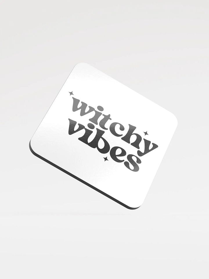 Witchy Vibes Glossy Cork Coaster product image (1)