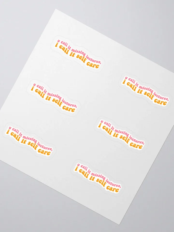 Self Care Sticker (MEDIUM Sheet) product image (2)