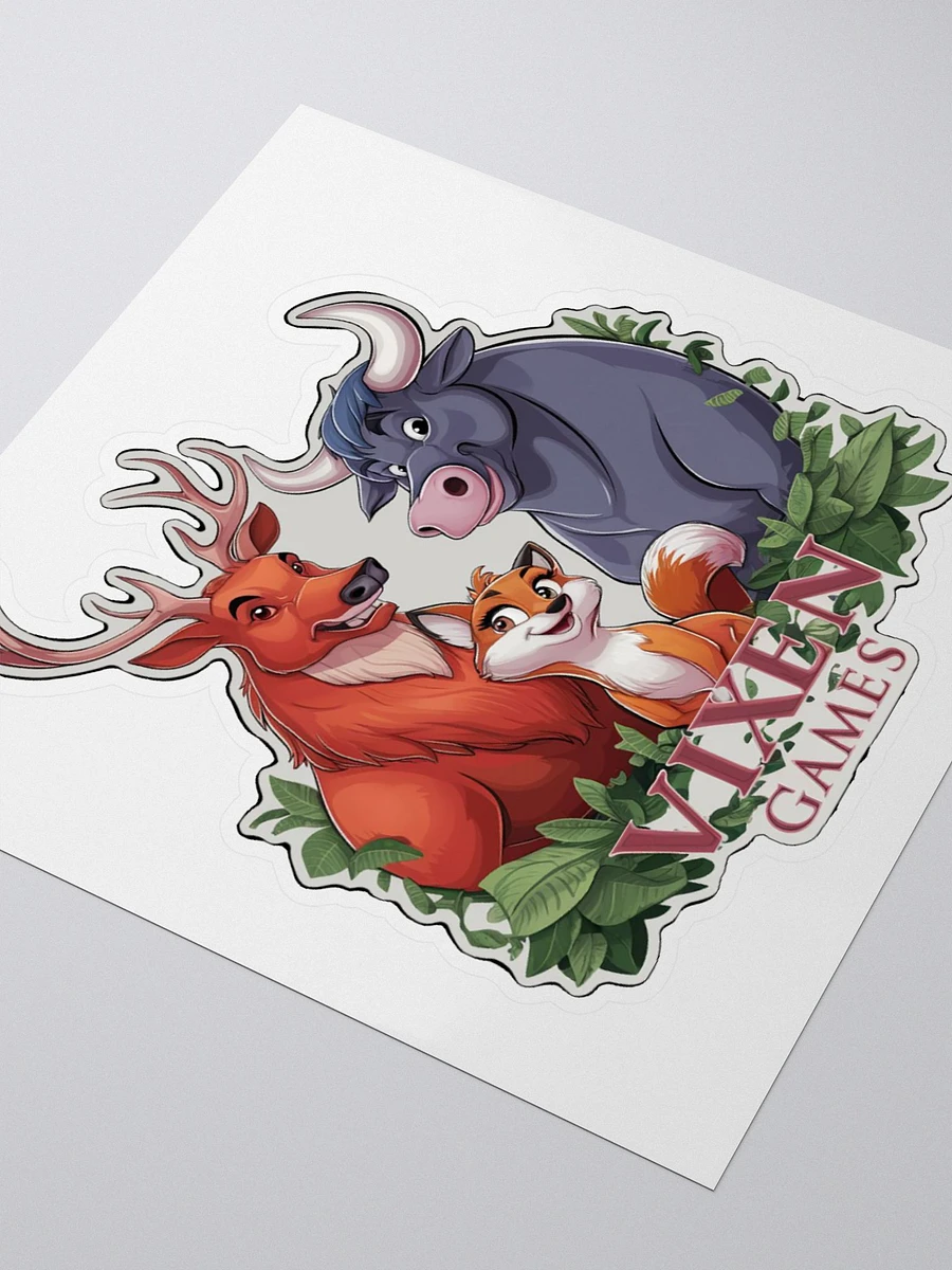 The Vixen and The Stag and The Bull Vixen Games Vinyl Sticker product image (9)